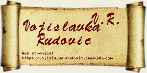 Vojislavka Rudović vizit kartica